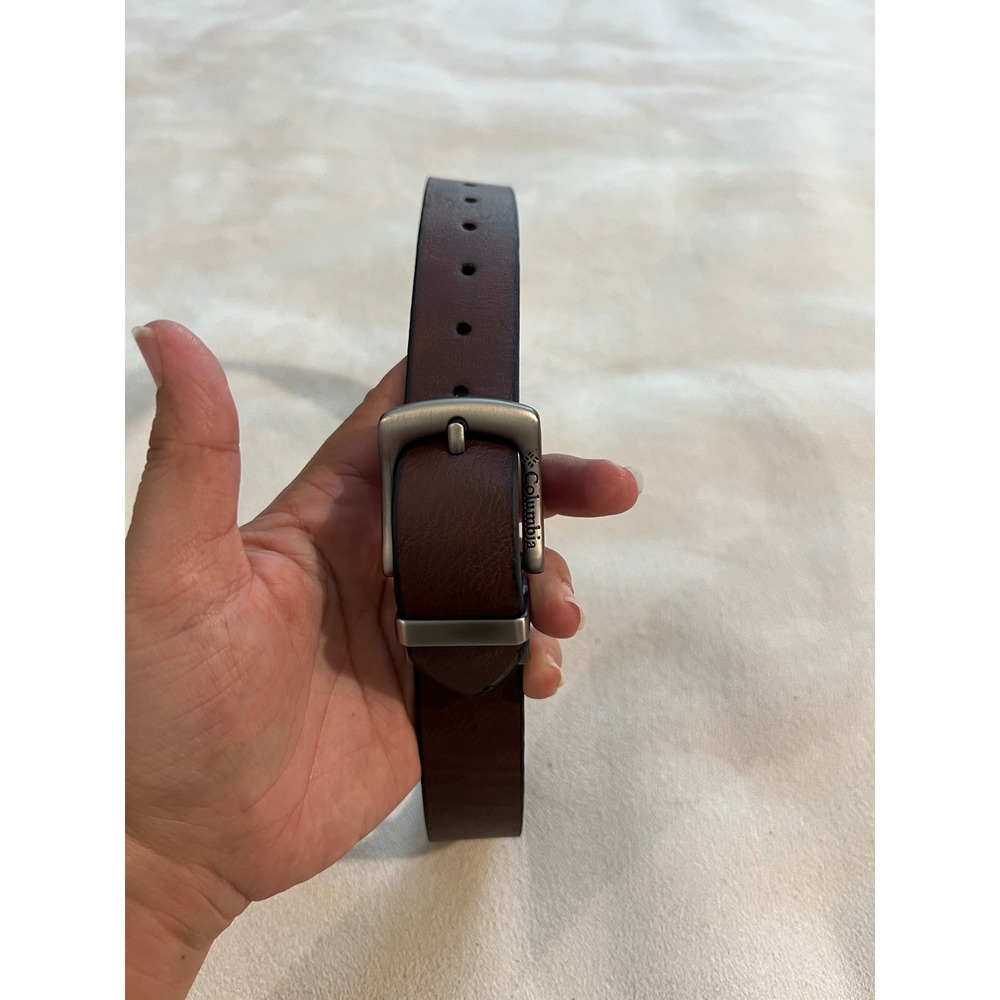 Columbia Kids Reversible Belt Brown Black Silver Buckle XS Adjustable NWT